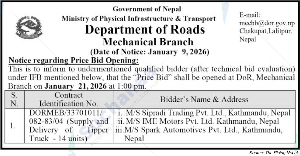 Department of Roads, Mechanical Branch (MECHB)