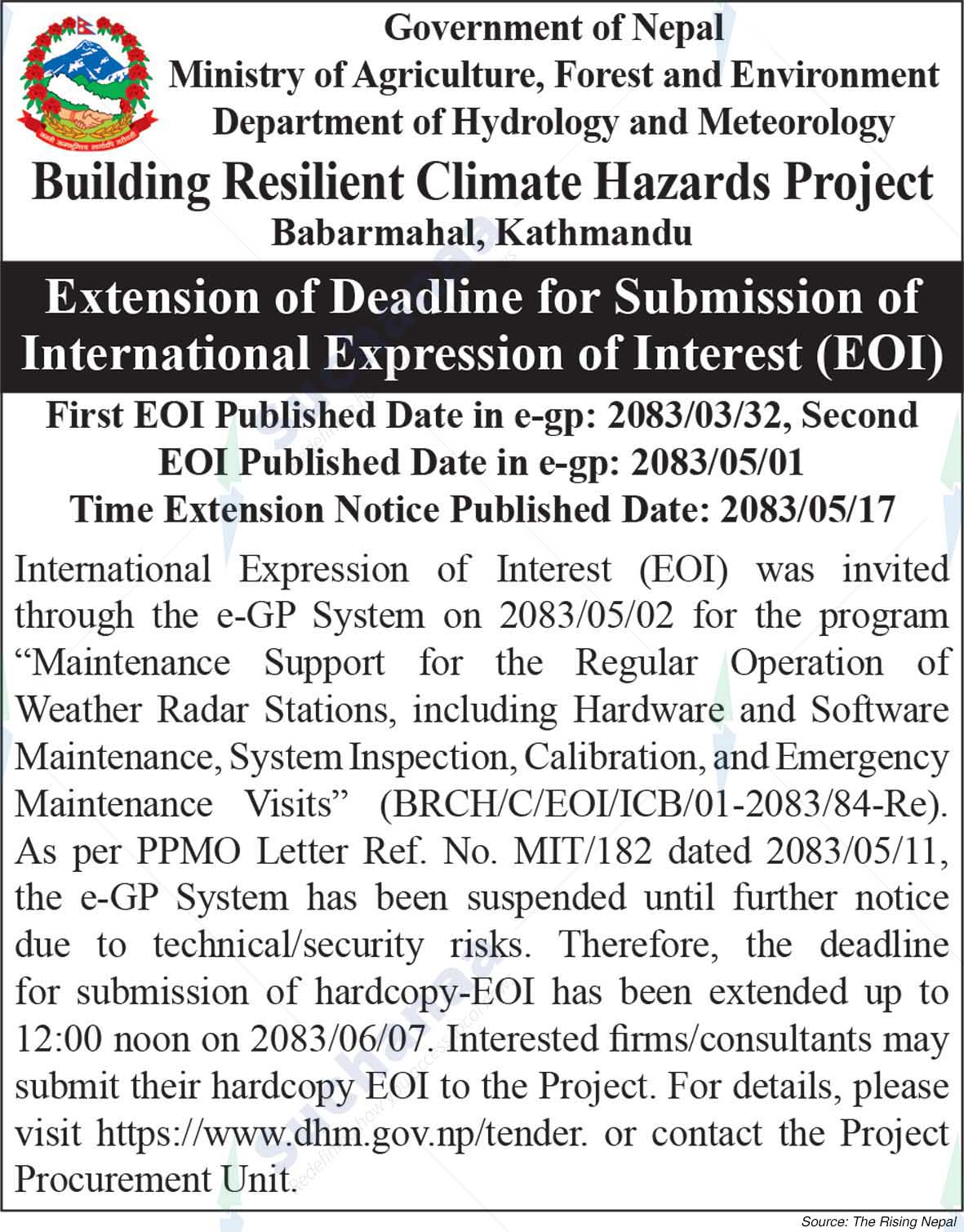 Building Resilient Climate Hazards Project