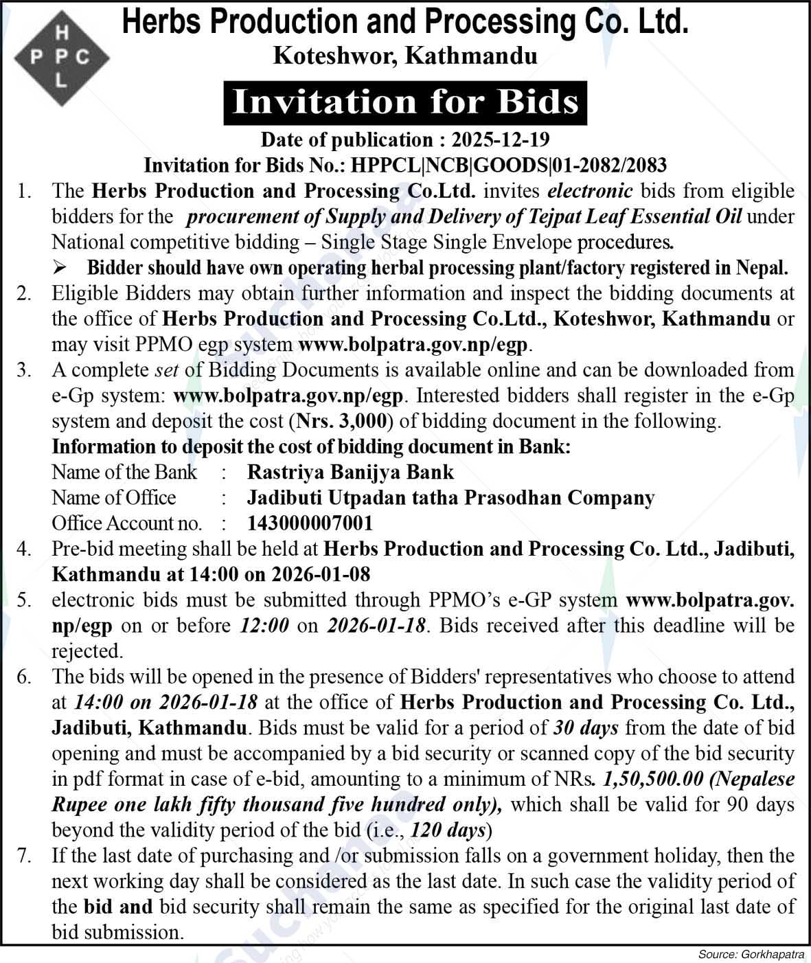 Herbs Production & Processing Co. Ltd