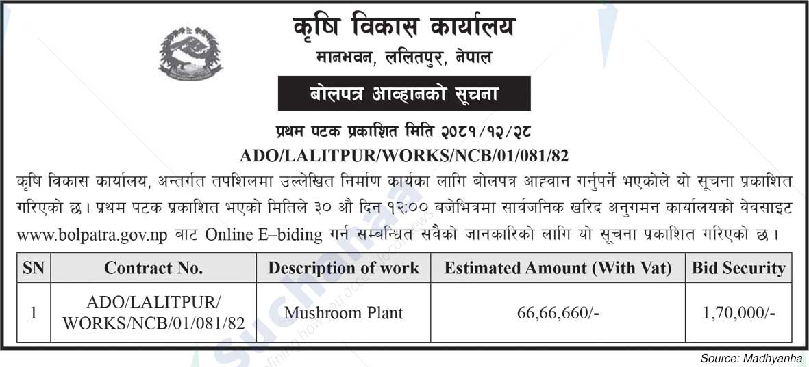 Agricultural Development Office