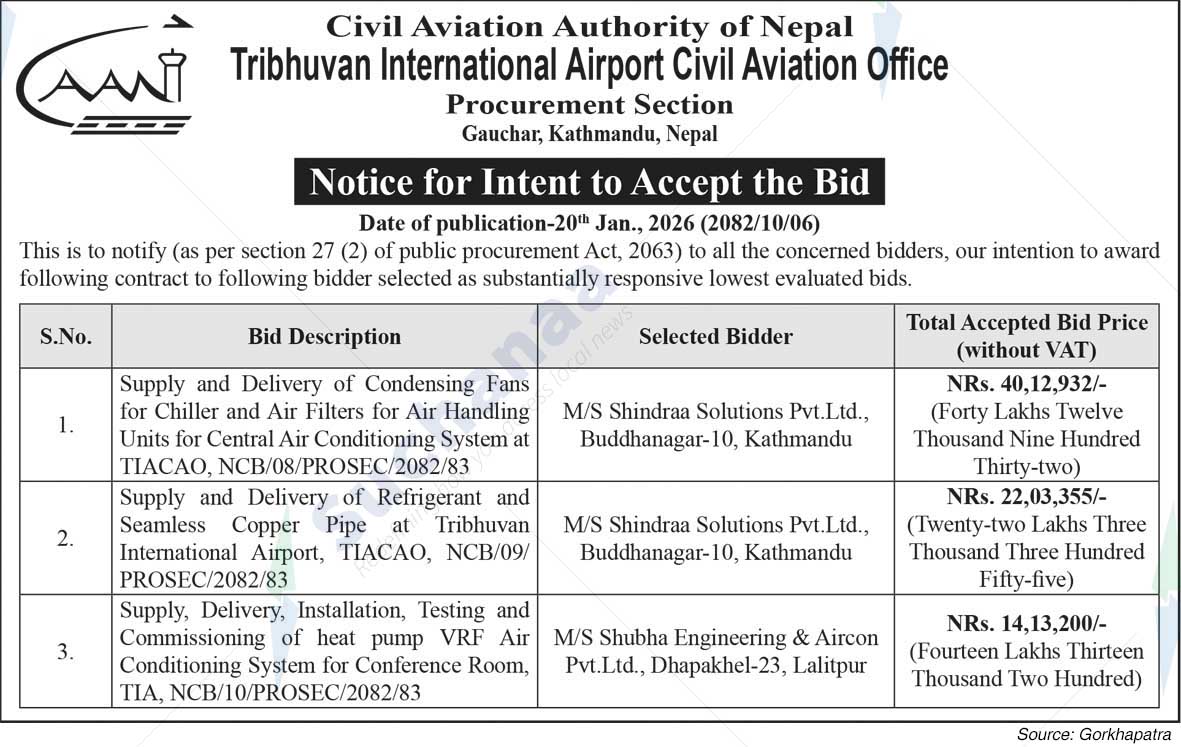 Tribhuvan International Airport