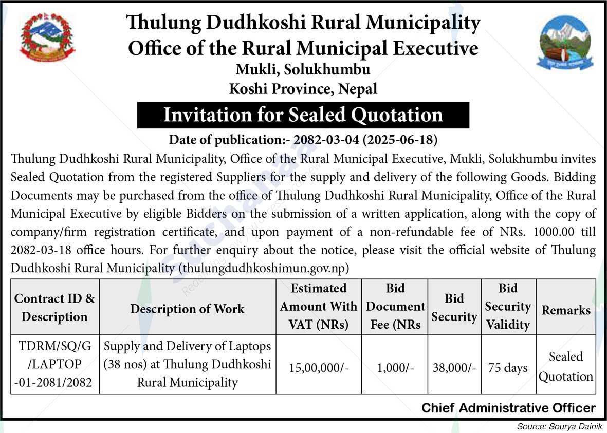 Thulung Dudhkoshi Rural Municipality