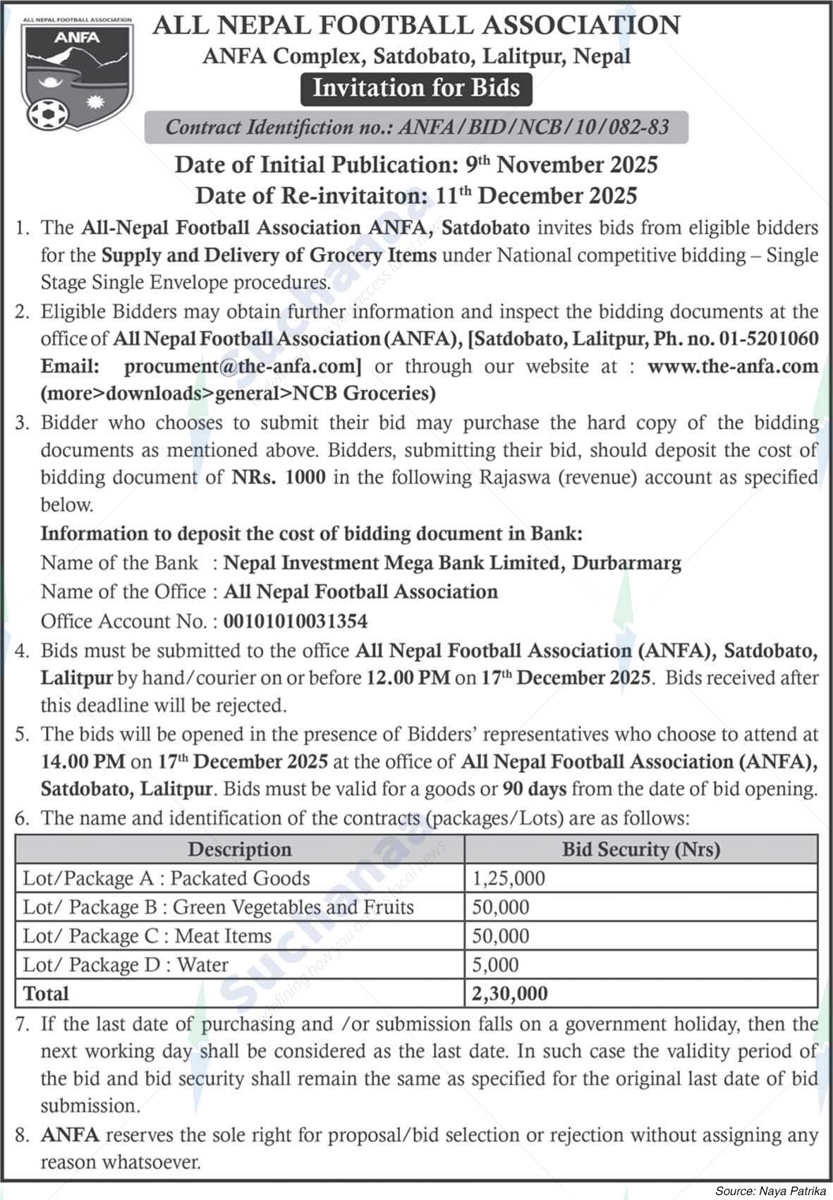 All Nepal Football Association (ANFA)