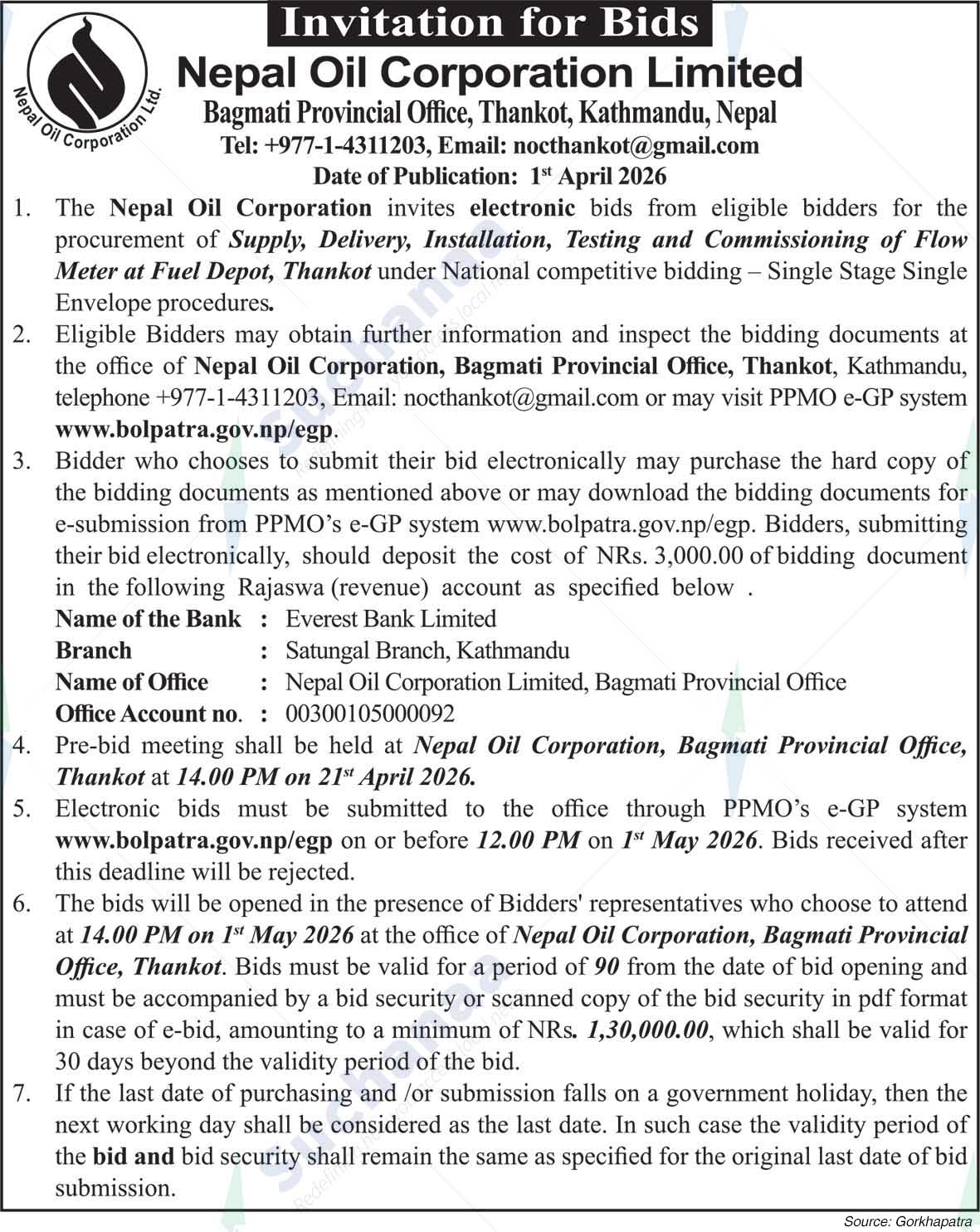 Nepal Oil Corporation Limited