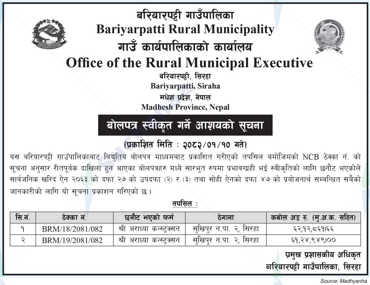 Bariyarpatti Rural Municipality