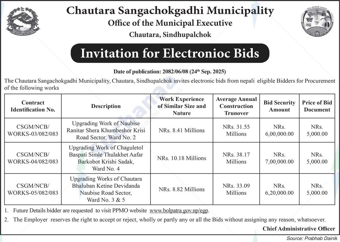 Chautara Sangchokgadhi Municipality