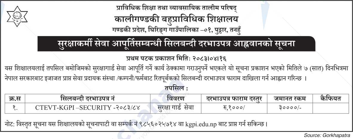 Kaligandaki Polytechnic Institute