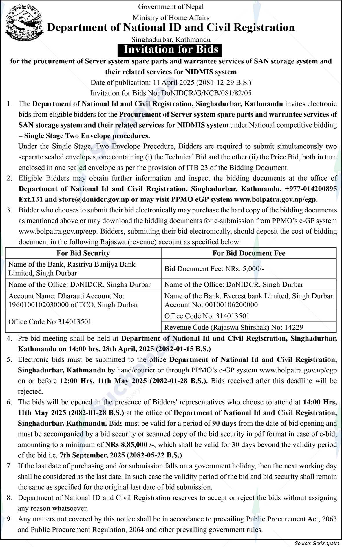 Department of National ID and Civil Registration