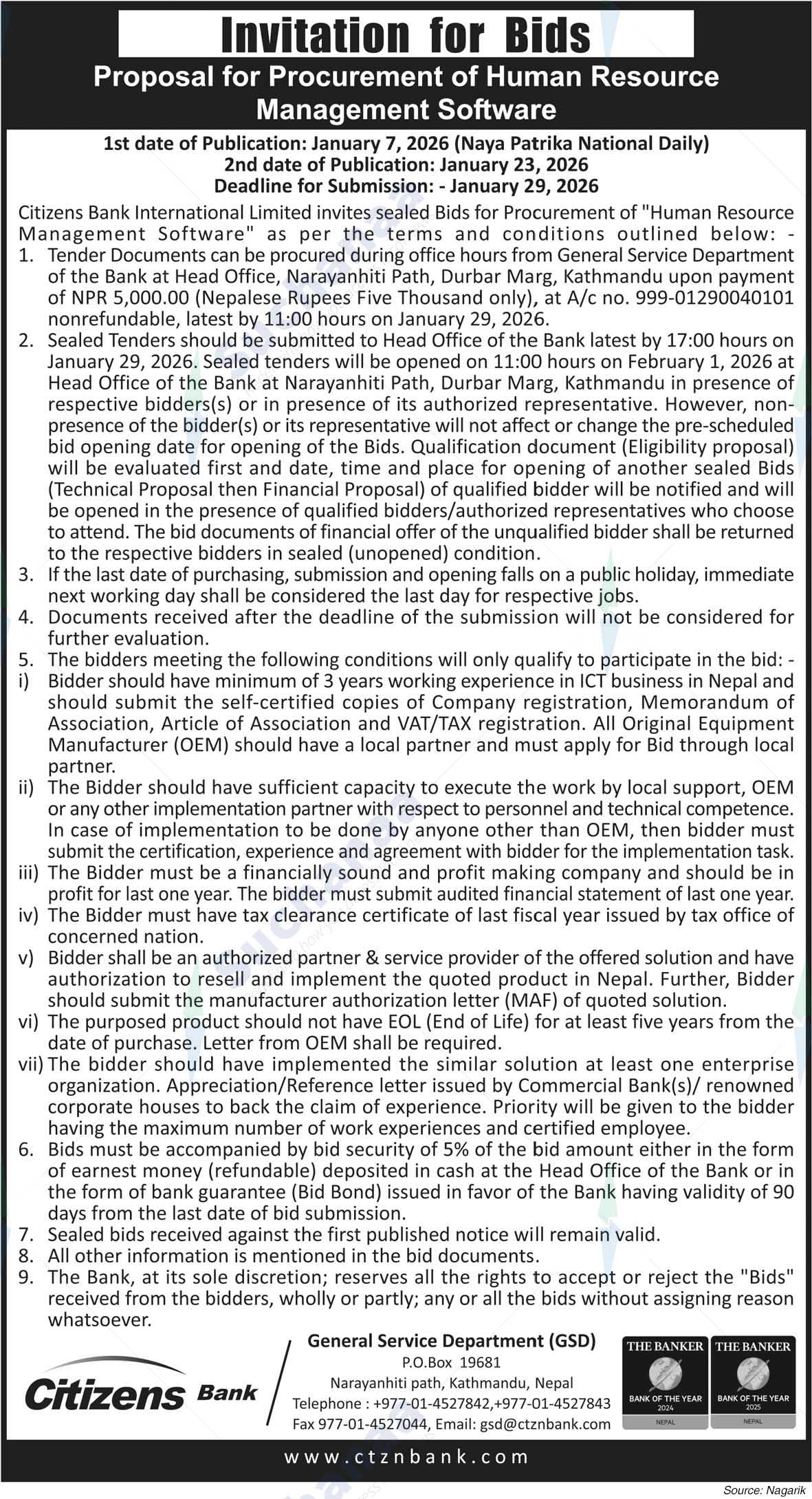 Citizens Bank International Limited