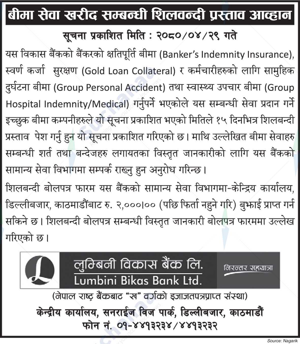 Lumbini Bikas Bank Ltd.