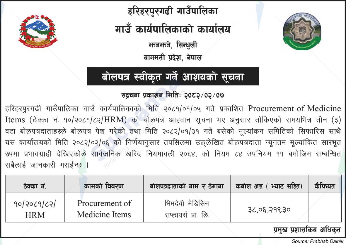 Office of the Village Executive, Jhanjhane