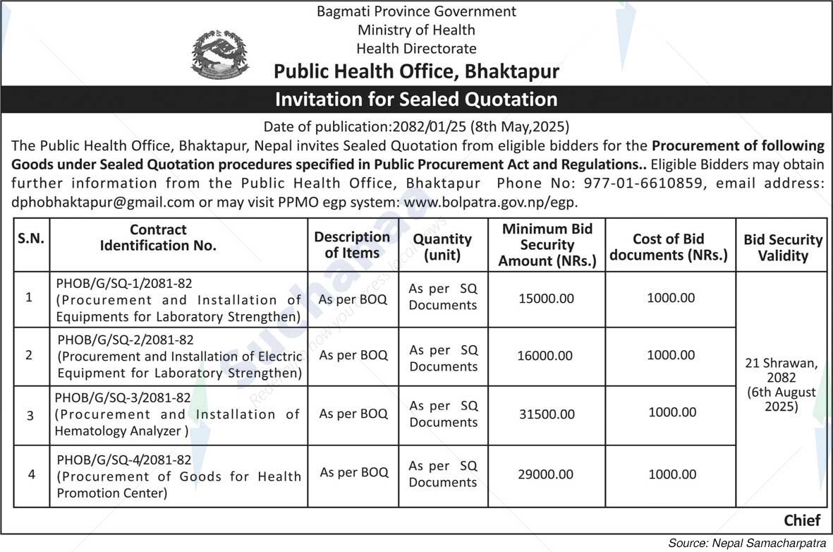Public Health Office, Bhaktapur