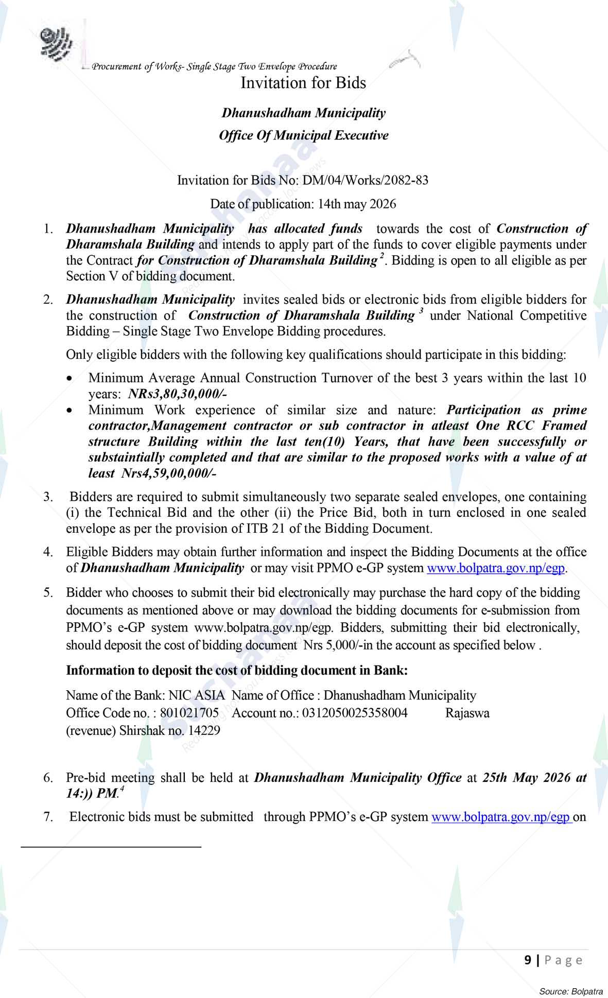 Dhanushadham Municipality