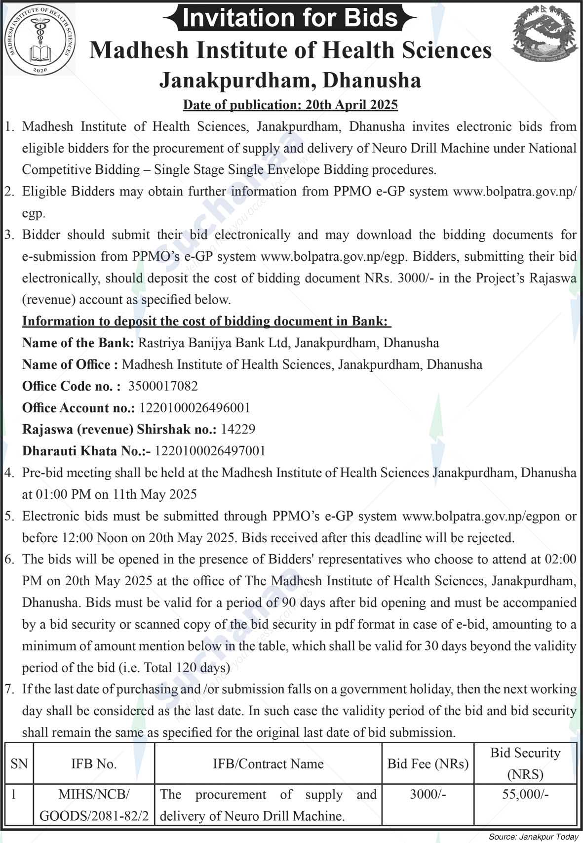 Madhesh Institute of Health Sciences