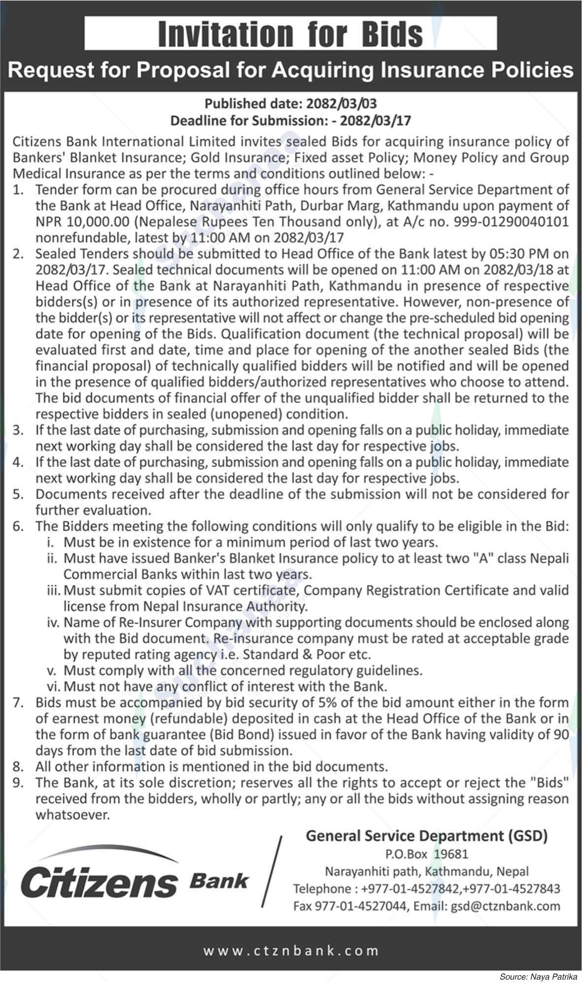 Citizens Bank International Limited