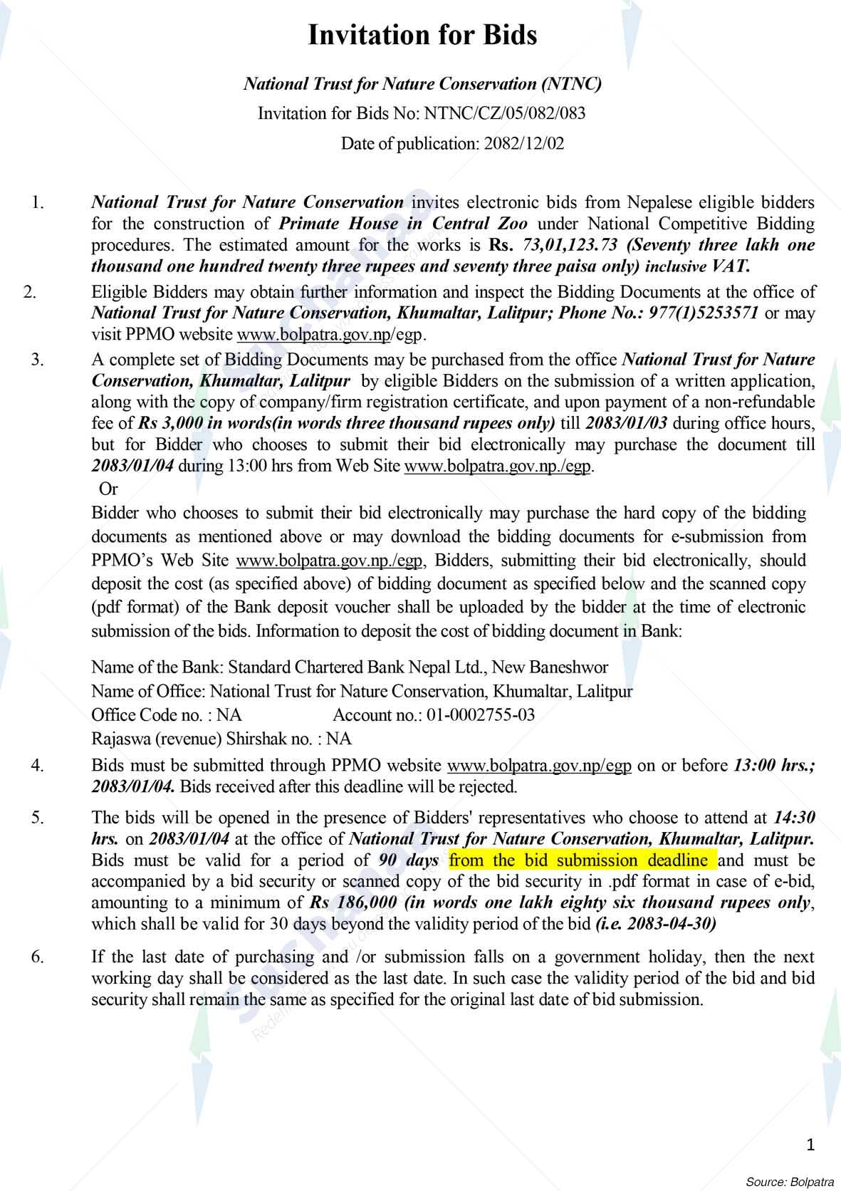 National Trust for Nature Conservation (NTNC)