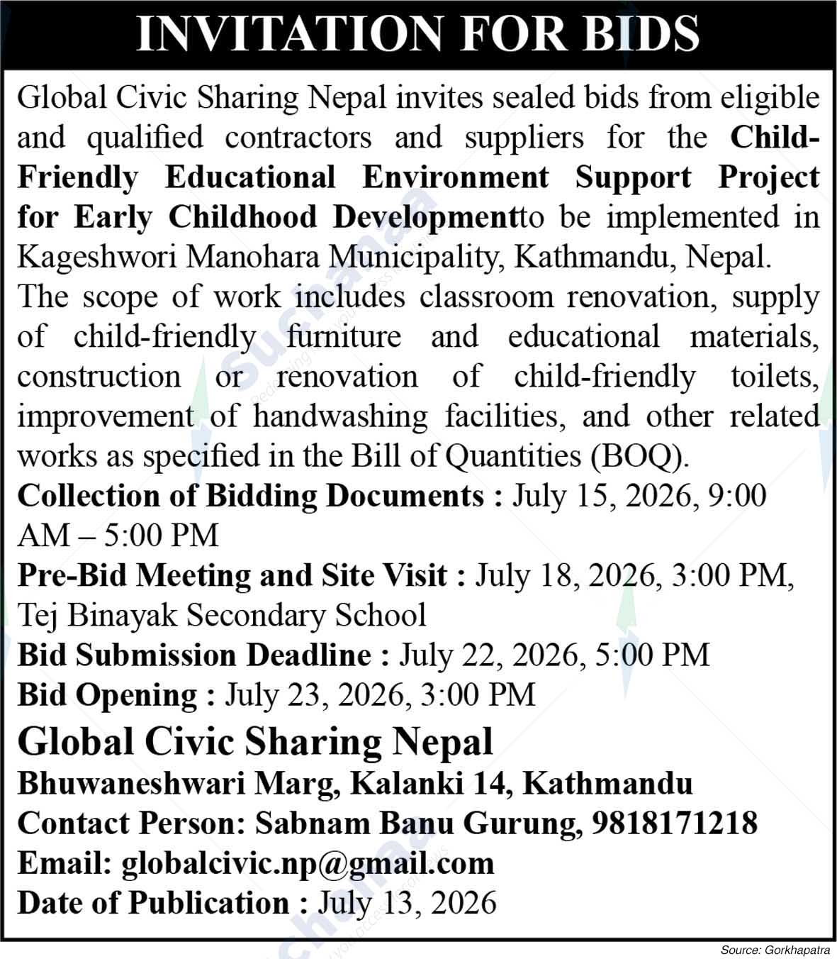 Global Civic Sharing Nepal