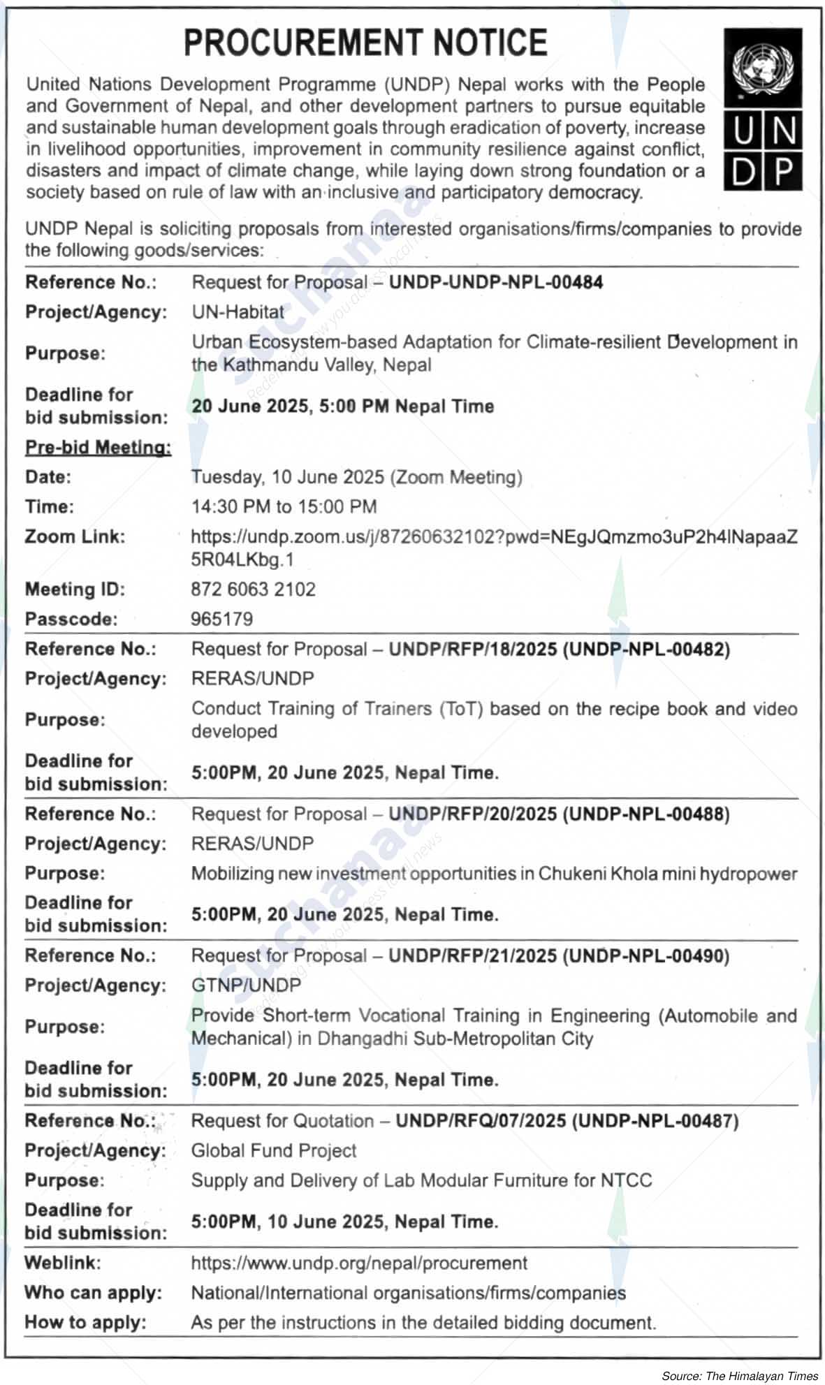 United Nations Development Programme (UNDP)