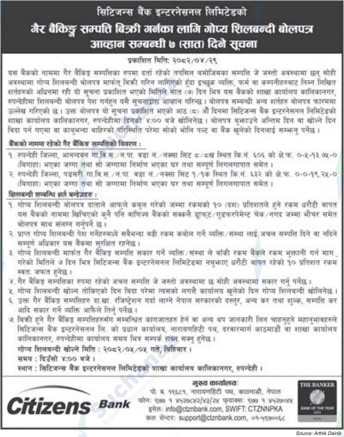 Citizens Bank International Limited