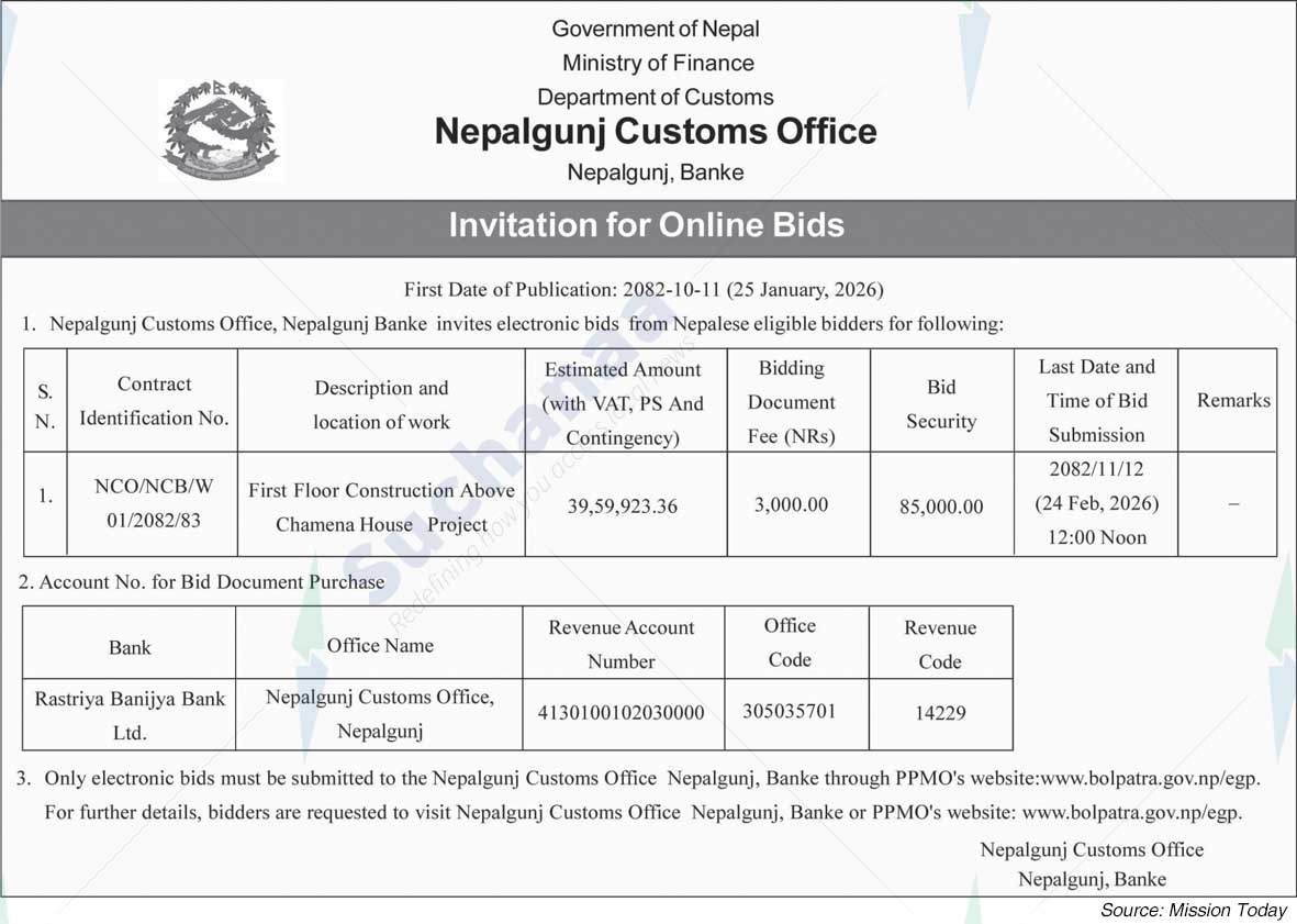 Nepalgunj Customs Office, Nepalgunj, Banke