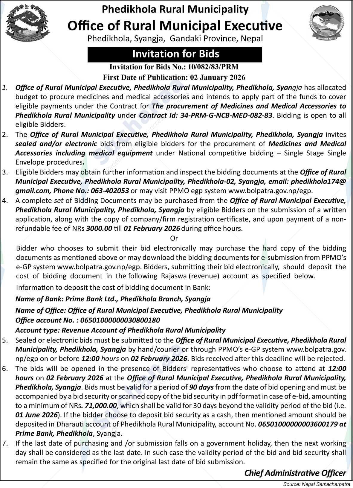 Phedikhola Rural Municipality