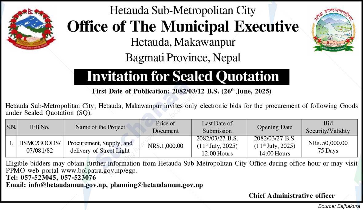 Hetauda Sub Metropolitan City