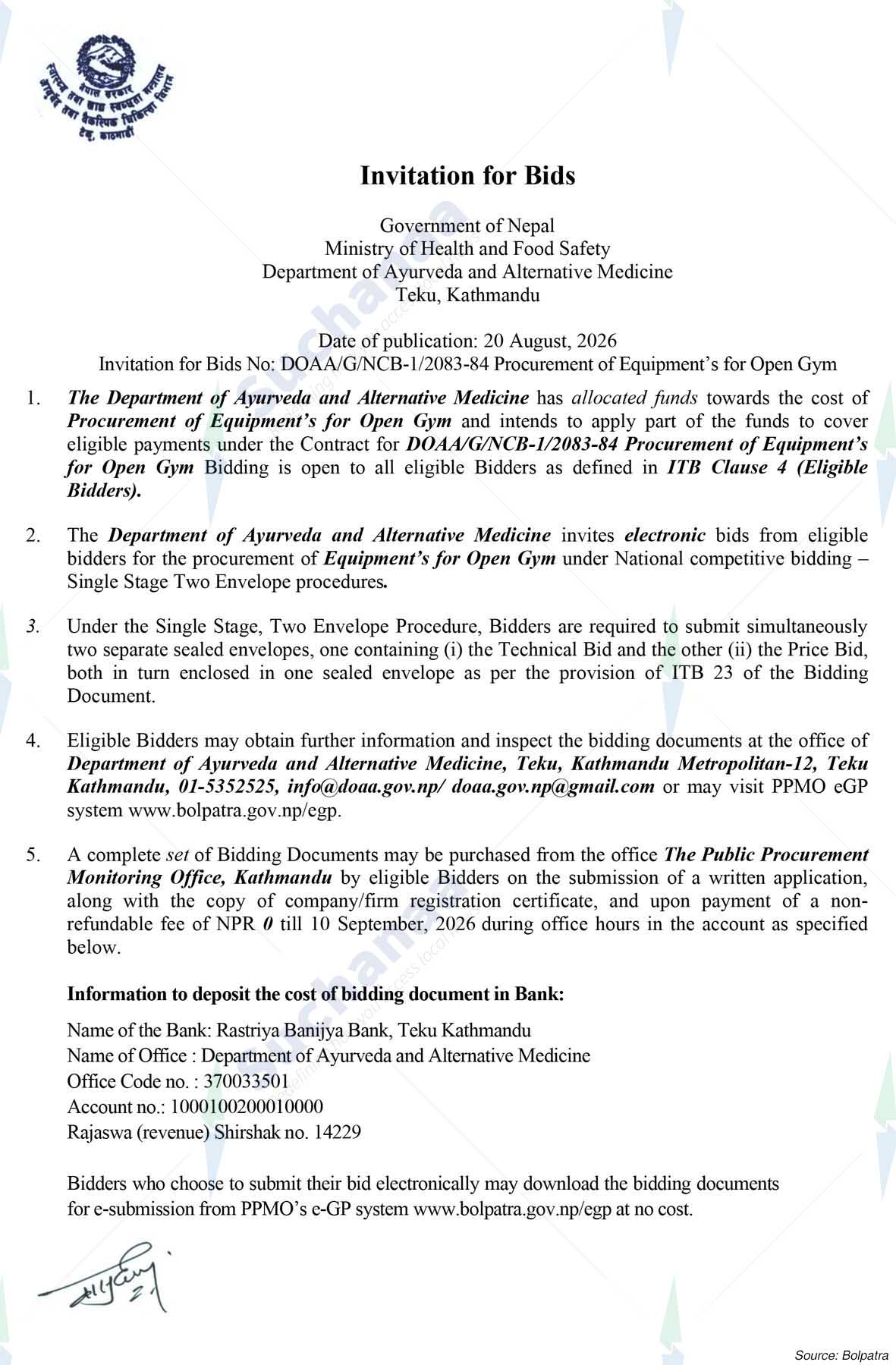 Department of Ayurveda & Alternative Medicine, Teku
