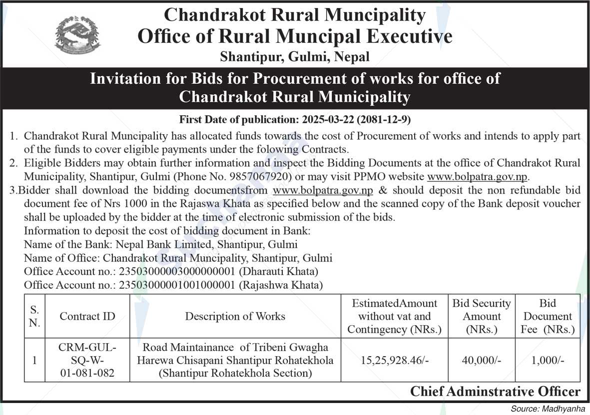 Chandrakot Rural Muncipality