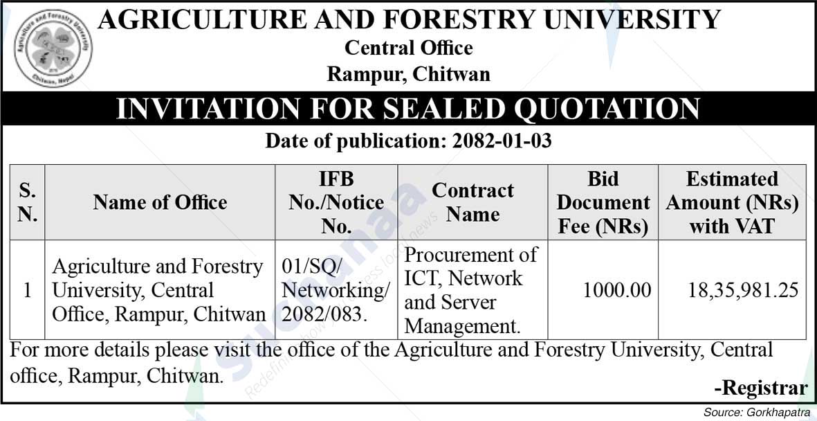 Agriculture and Forestry University