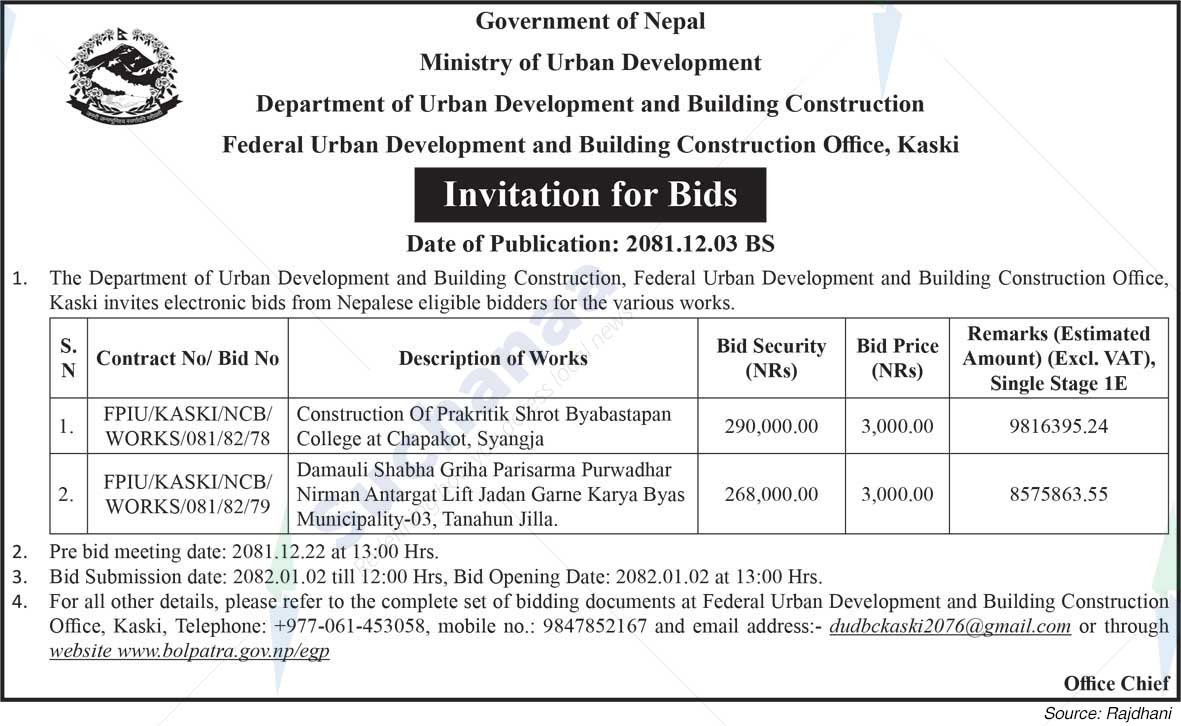 Federal Urban Development and Building Construction Office