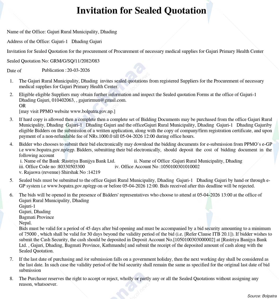 Gajuri Rural Municipality