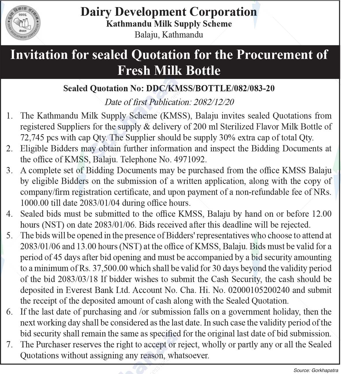 Dairy Development Corporation