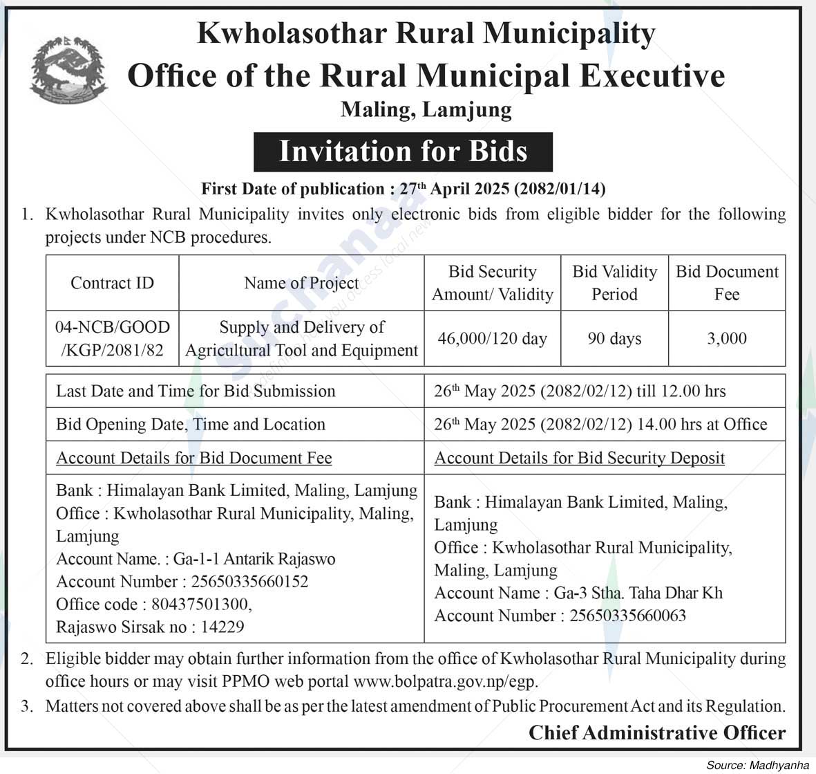 Kwhlosothar Rural Municipality