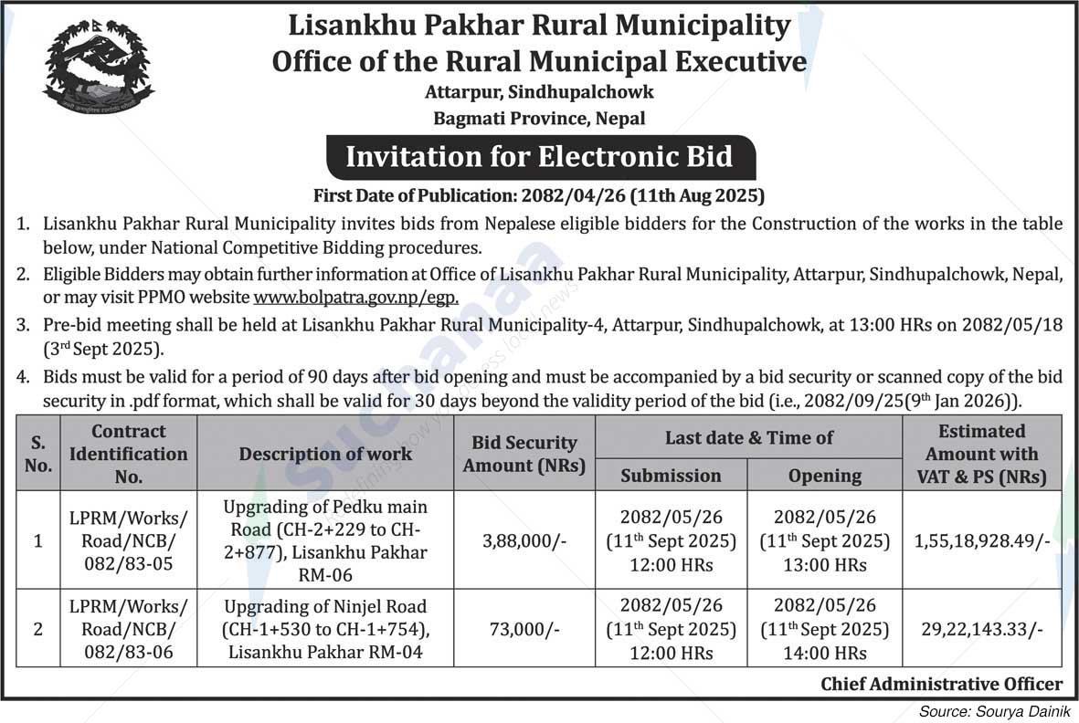 Lisankhu Pakhar Rural Municipality