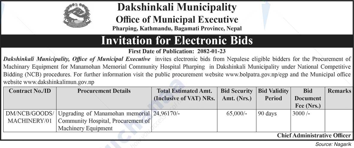 Dakshinkali Municipality