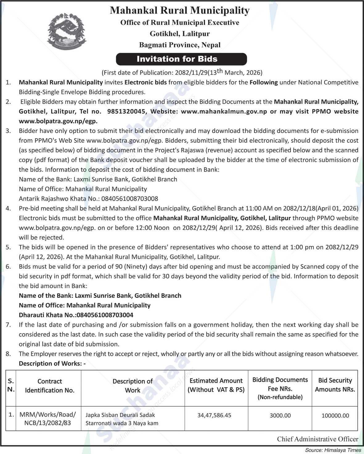 Mahankal Rural Municipality