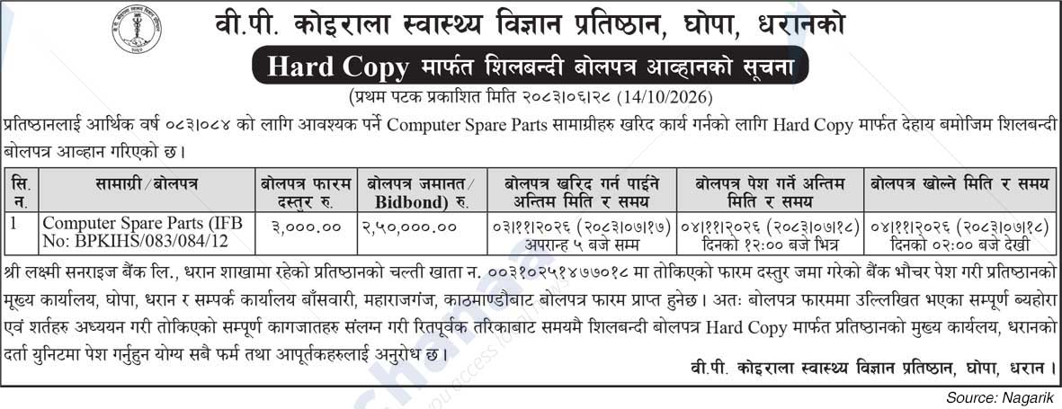 B.P. Koirala Institute of Health Sciences, Dharan