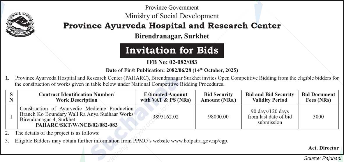 Province Ayurveda Hospital and Research Center