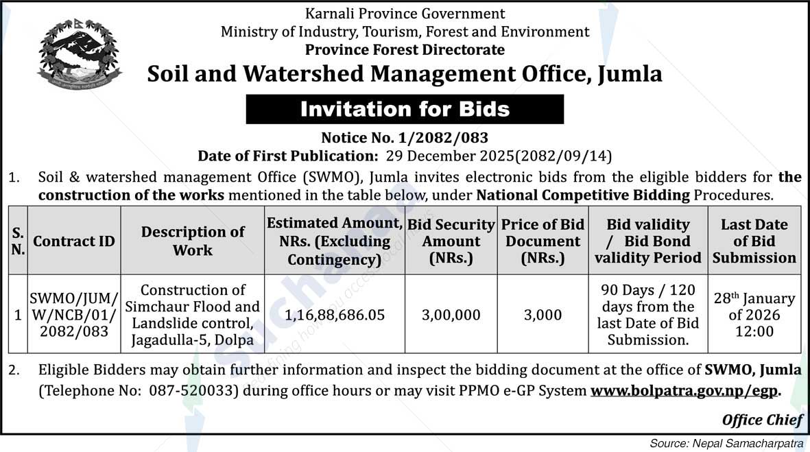 Soil and Watershed Management Office, Jumla