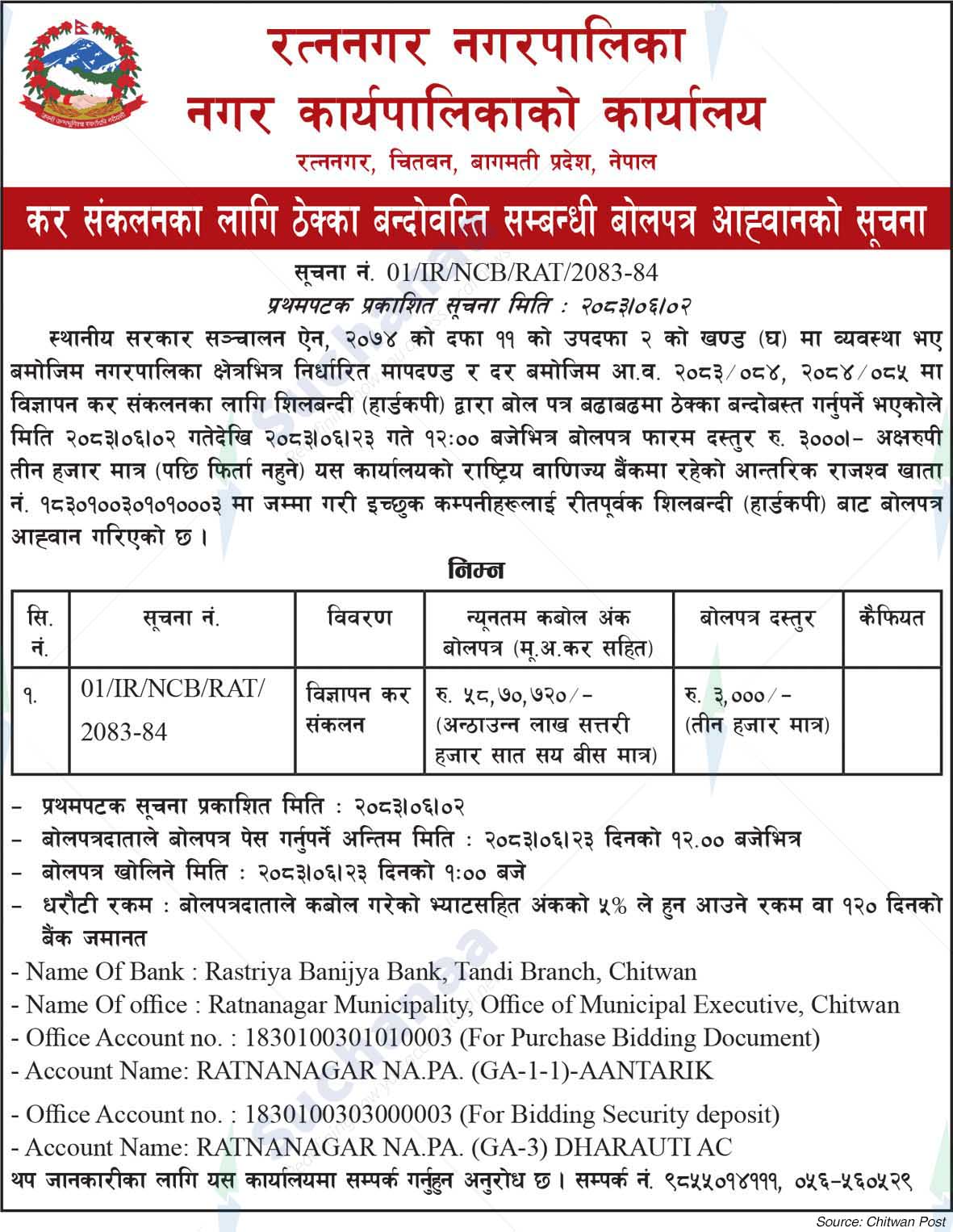 Ratnanagar Municipality