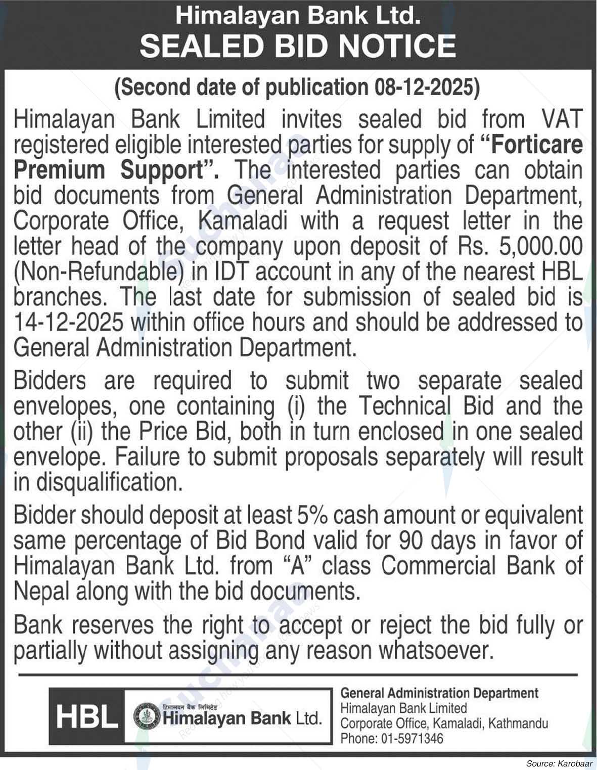 Himalayan Bank Limited