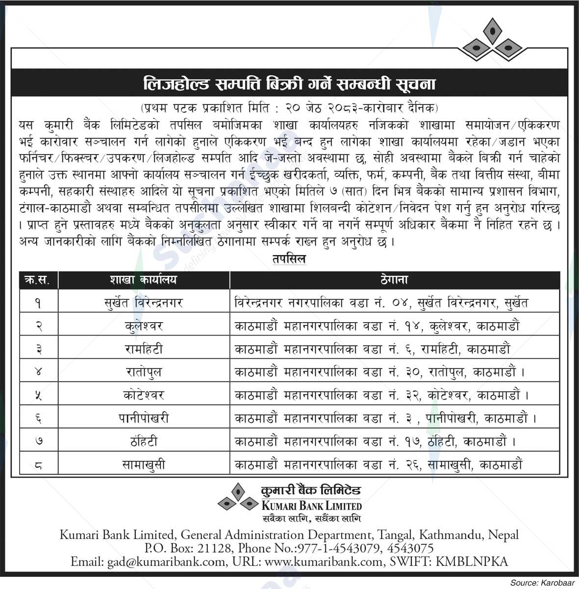 Kumari Bank Limited