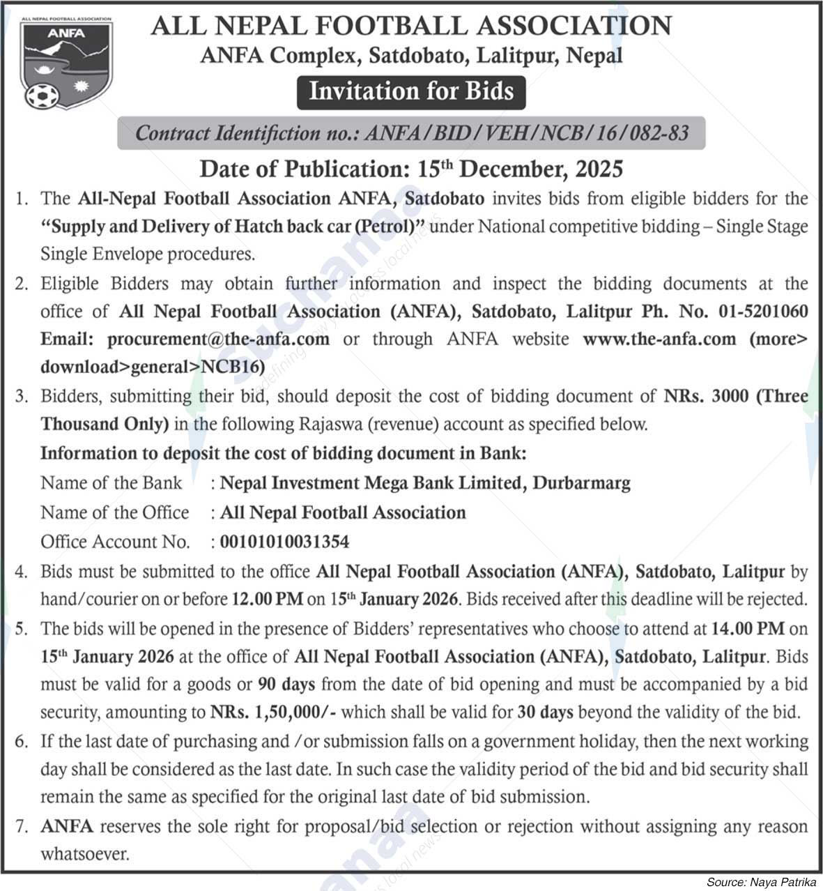 All Nepal Football Association (ANFA)
