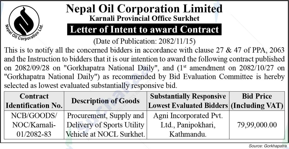 Nepal Oil Corporation Limited
