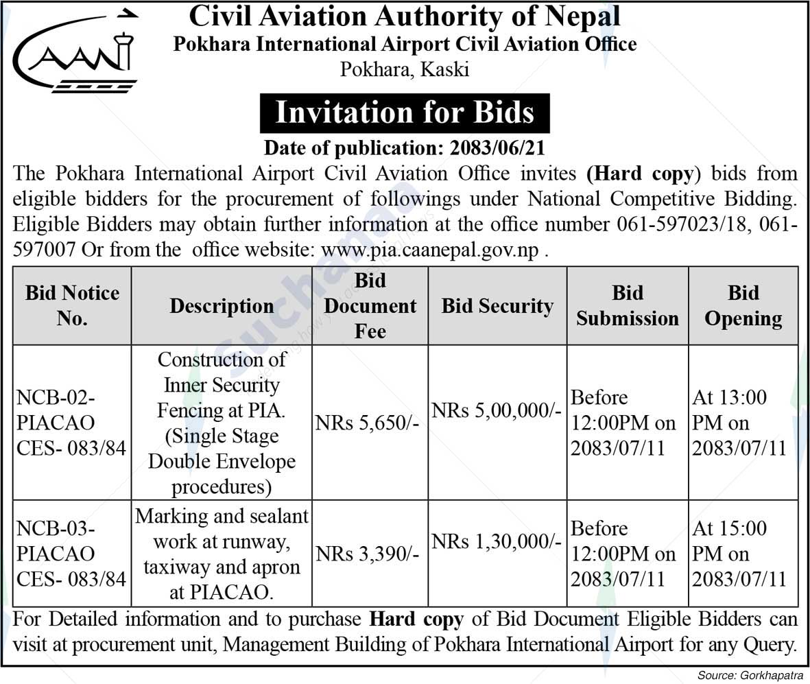 Pokhara International Airport Civil Aviation Office