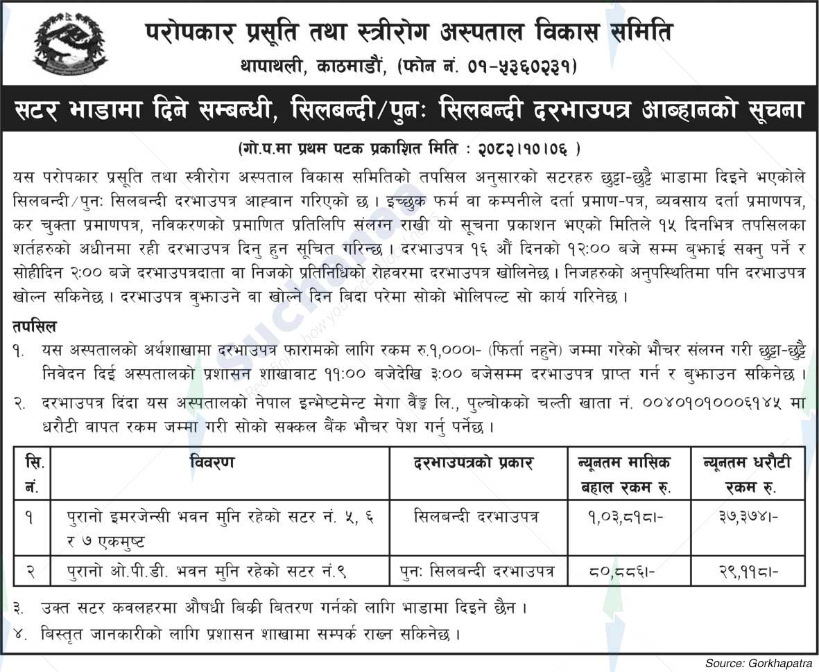 Paropakar Maternity and Women's Hospital