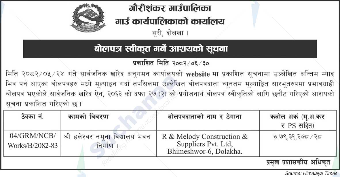 Gaurishankar Rural Municipality