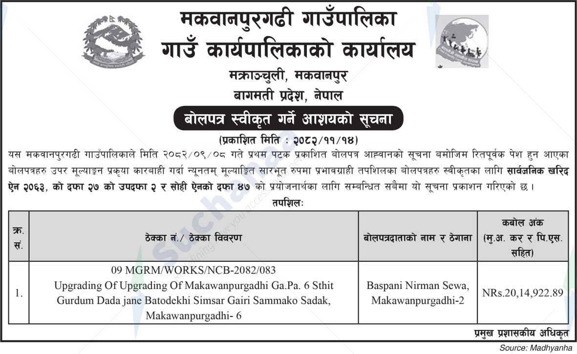Makawanpurgadhi Rural Municipality