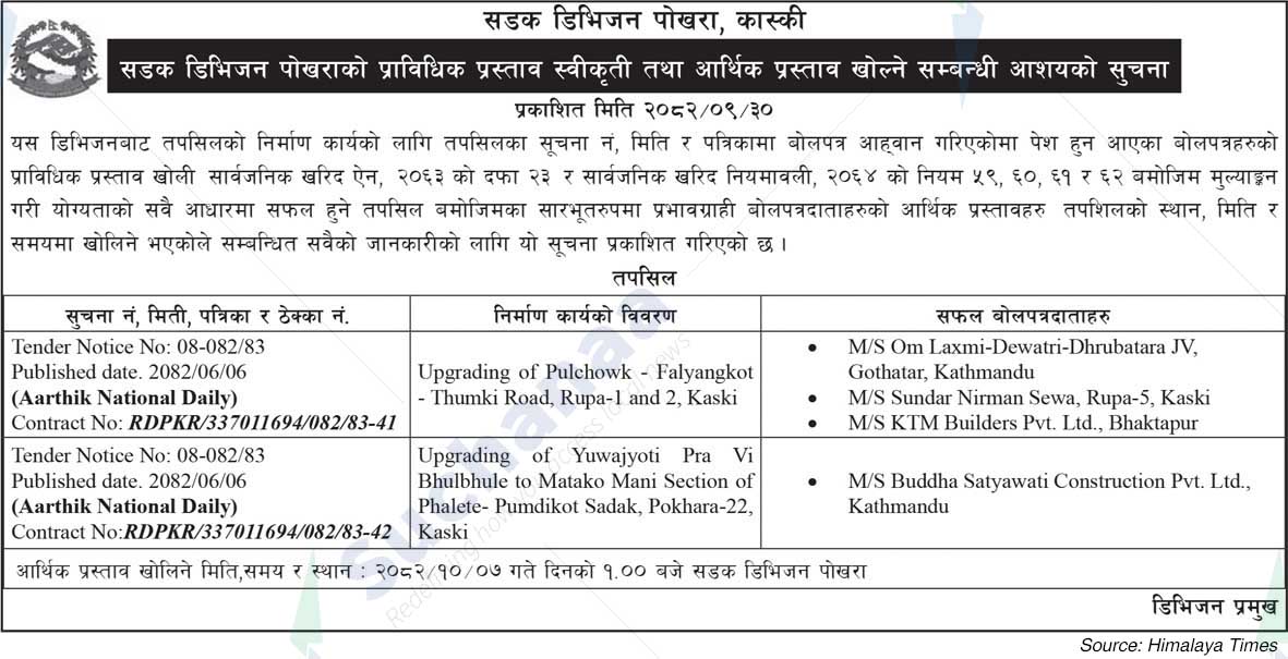 Road Division Pokhara