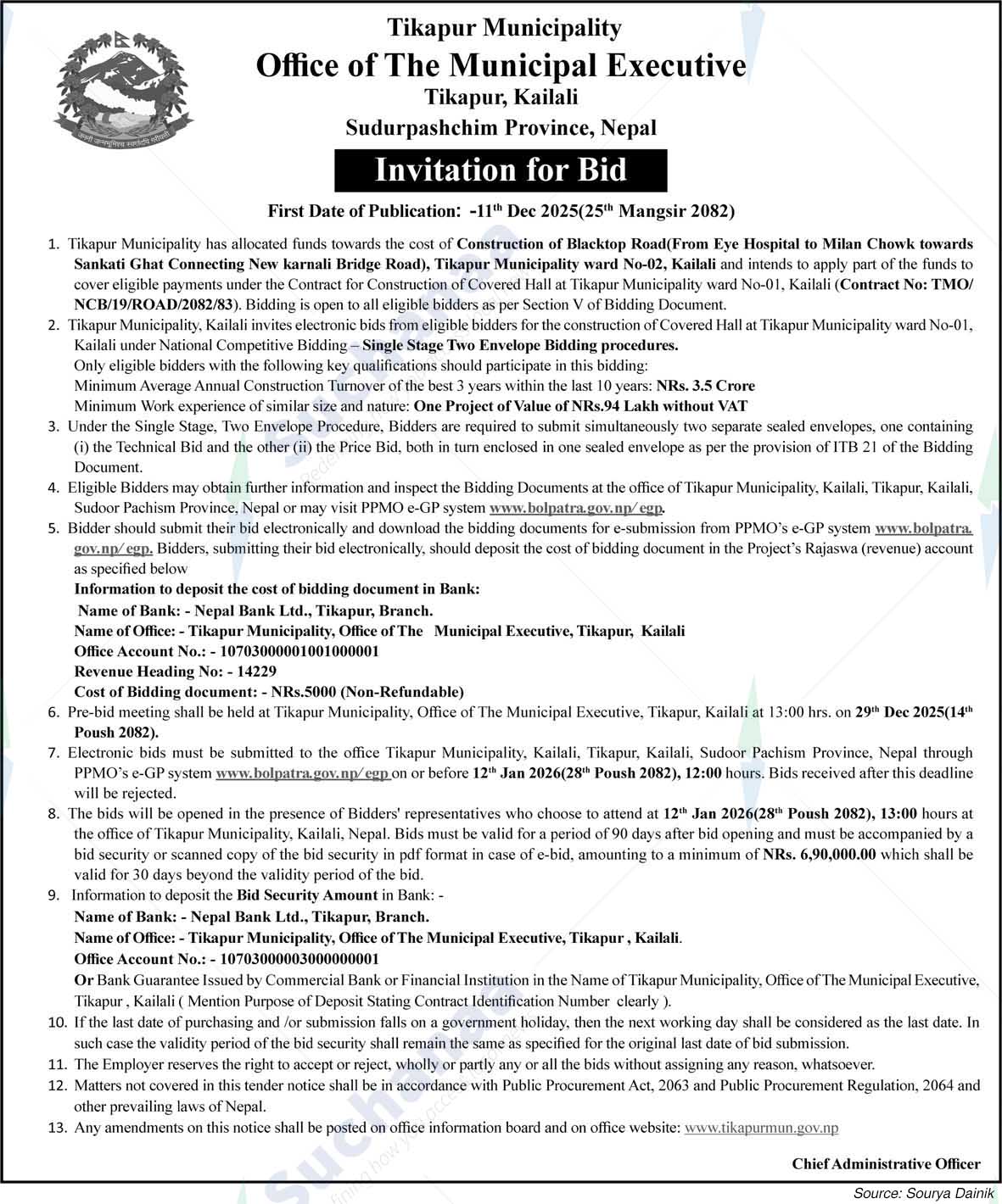 Tikapur Municipality